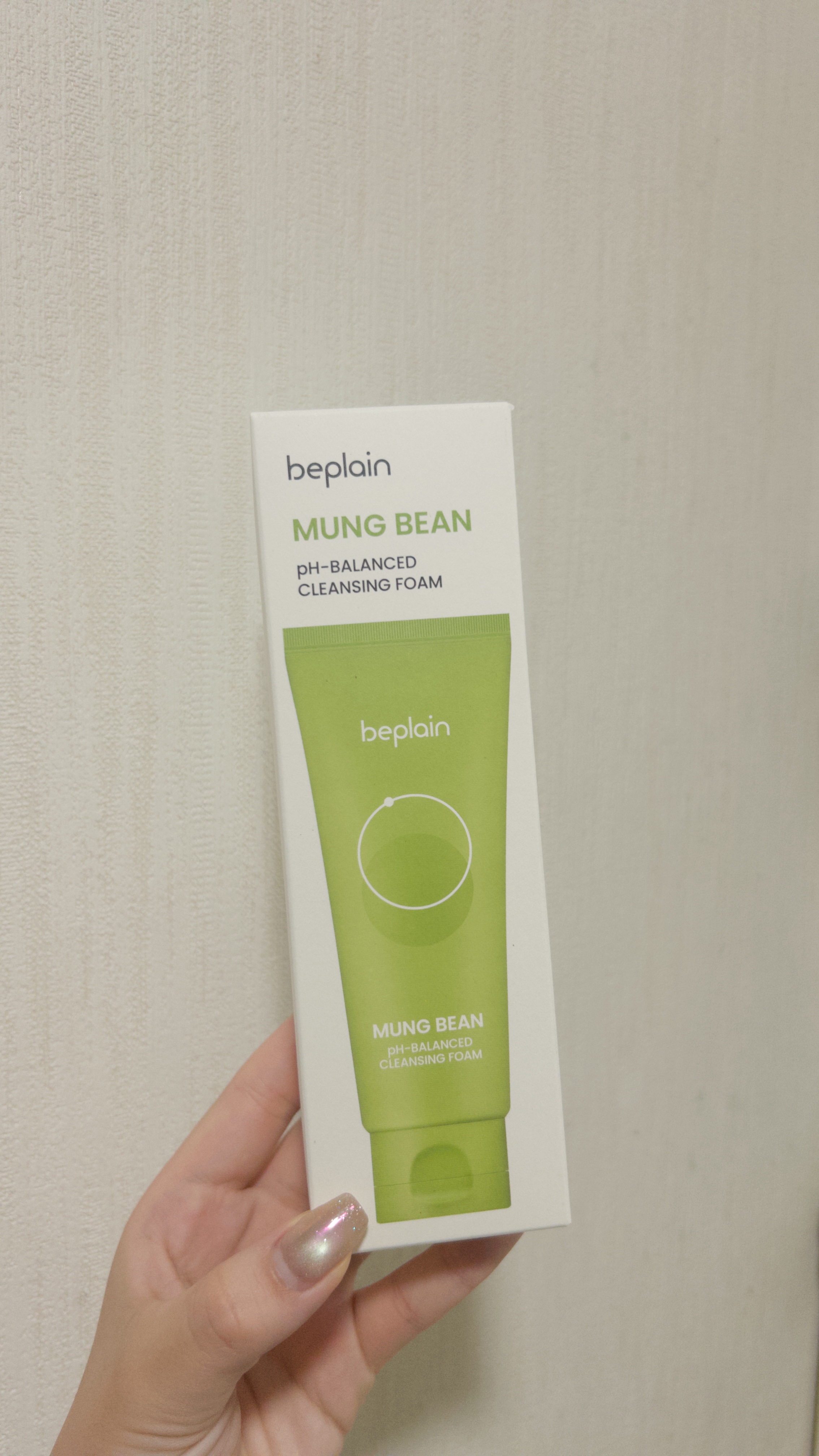 緑豆弱酸性洗顔フォーム/beplain/洗顔フォームを使ったクチコミ（1枚目）