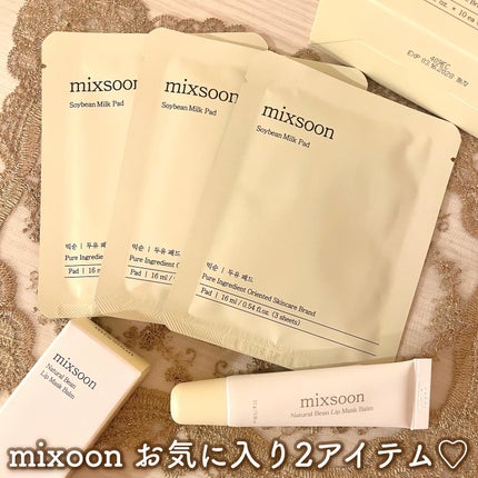 豆乳パッド/mixsoon/トナーパッドを使ったクチコミ(1枚目)