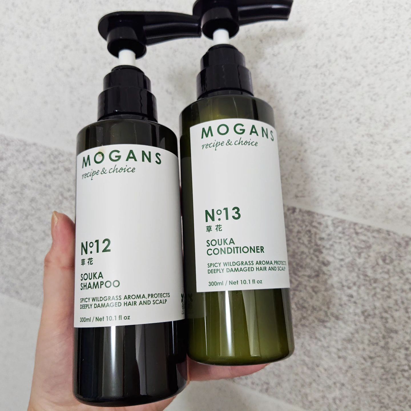 ノンシリコン アミノ酸 シャンプー/コンディショナー 草花（そうか）/MOGANS/市販シャンプーを使ったクチコミ（1枚目）