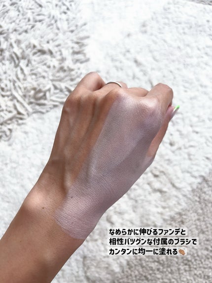 シームレスウェアファンデーション/wakemake/リキッドファンデーションを使ったクチコミ(4枚目)