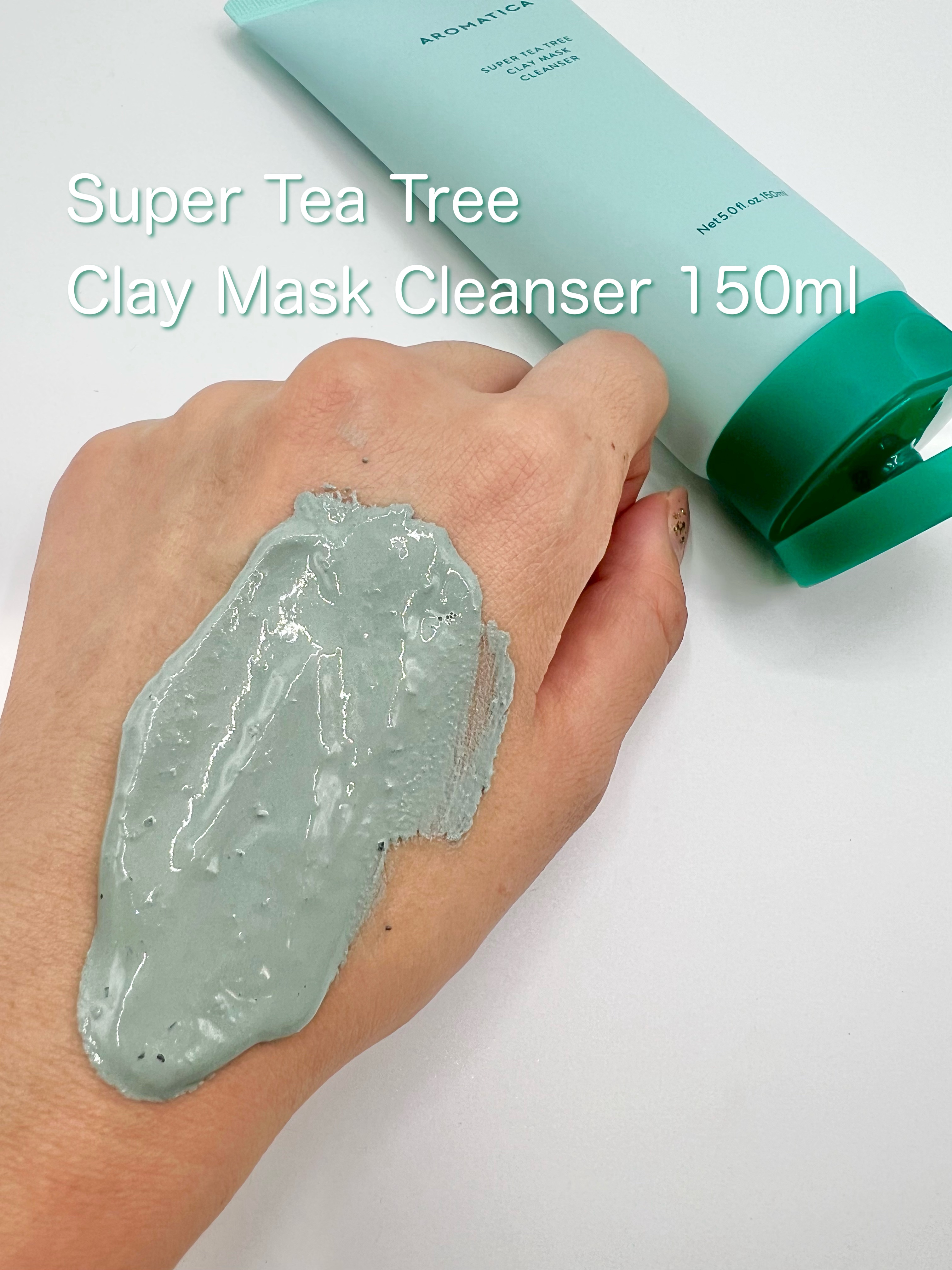 スーパーティーツリークレイマスククレンザー/AROMATICA/洗顔フォームを使ったクチコミ（2枚目）