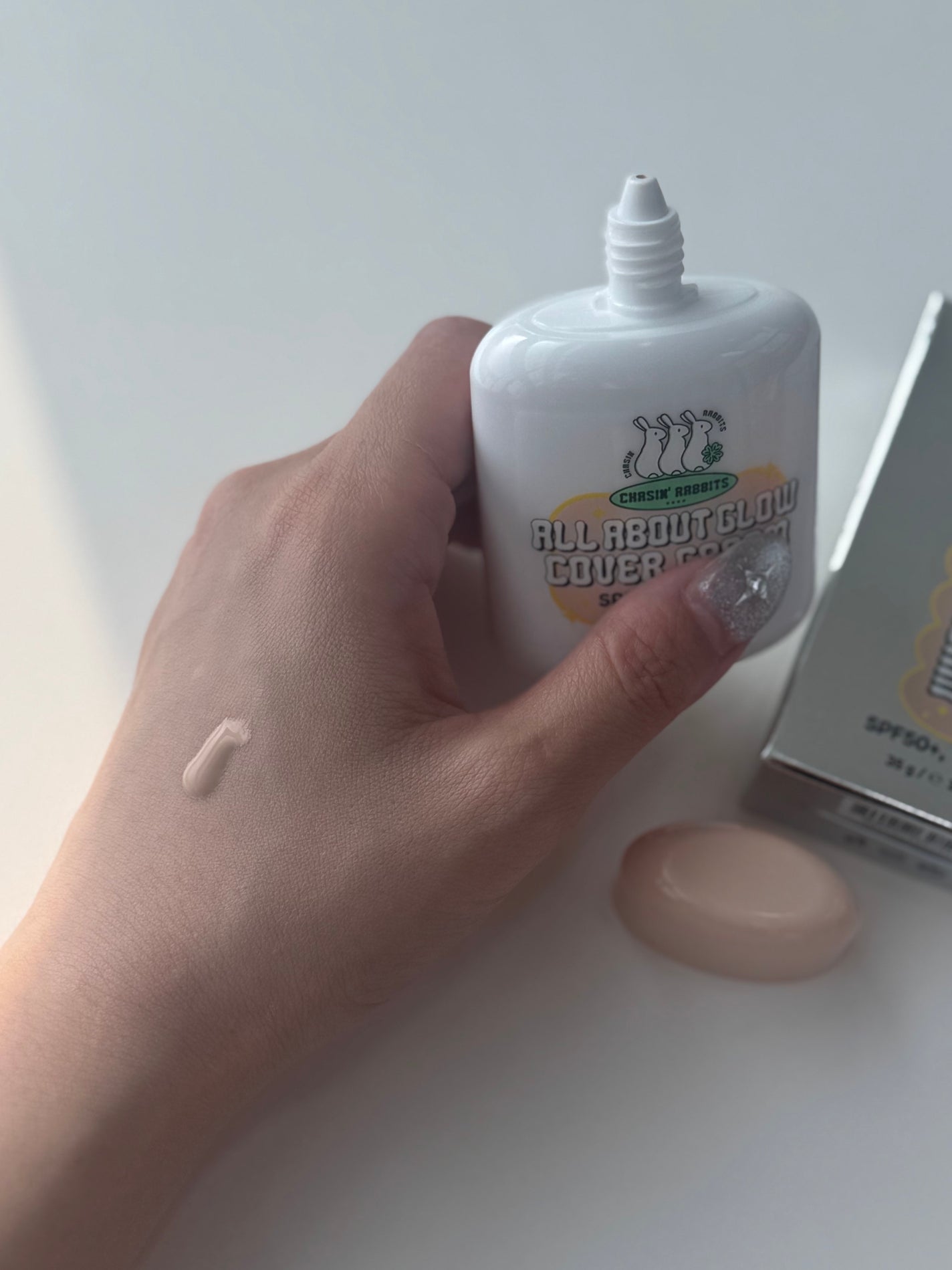 オールアバウトグロウカバークリーム/CHASIN'RABBITS/日焼け止めクリームを使ったクチコミ(2枚目)