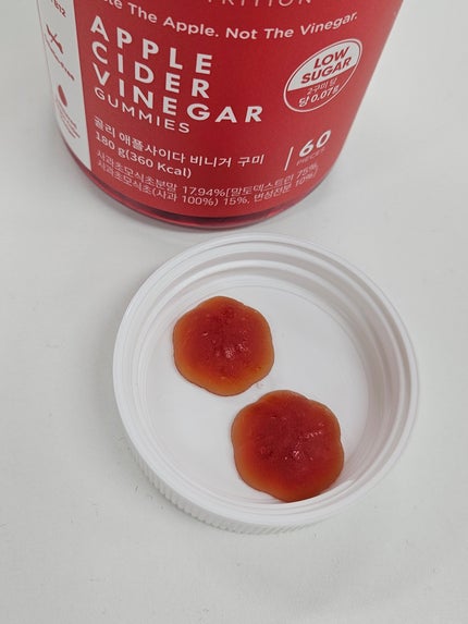 アップルサイダービネガーグミ/goli/健康サプリメントを使ったクチコミ(2枚目)