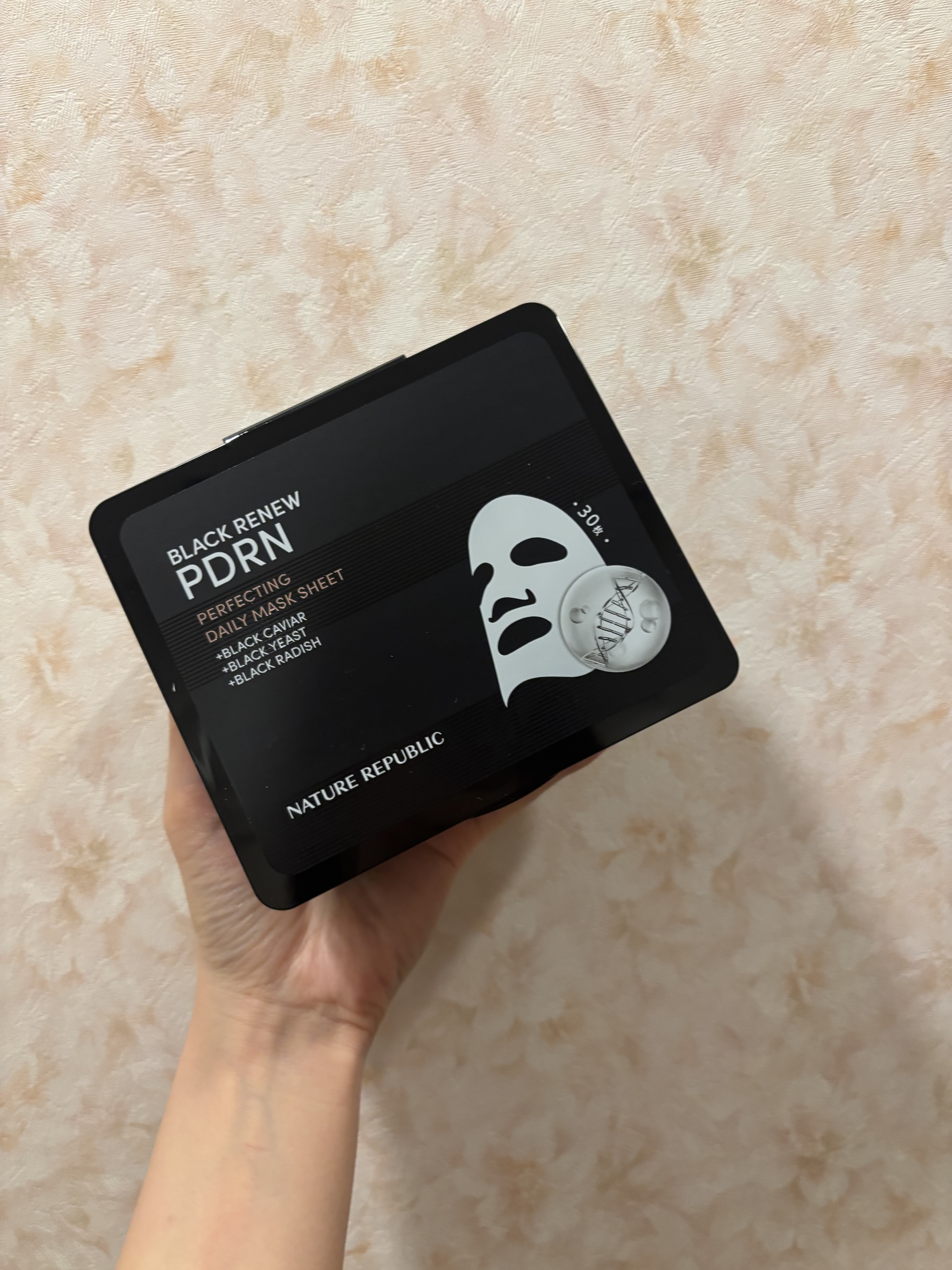 ブラックPDRN デイリーシートマスク/ネイチャーリパブリック/シートマスク・パックを使ったクチコミ（2枚目）