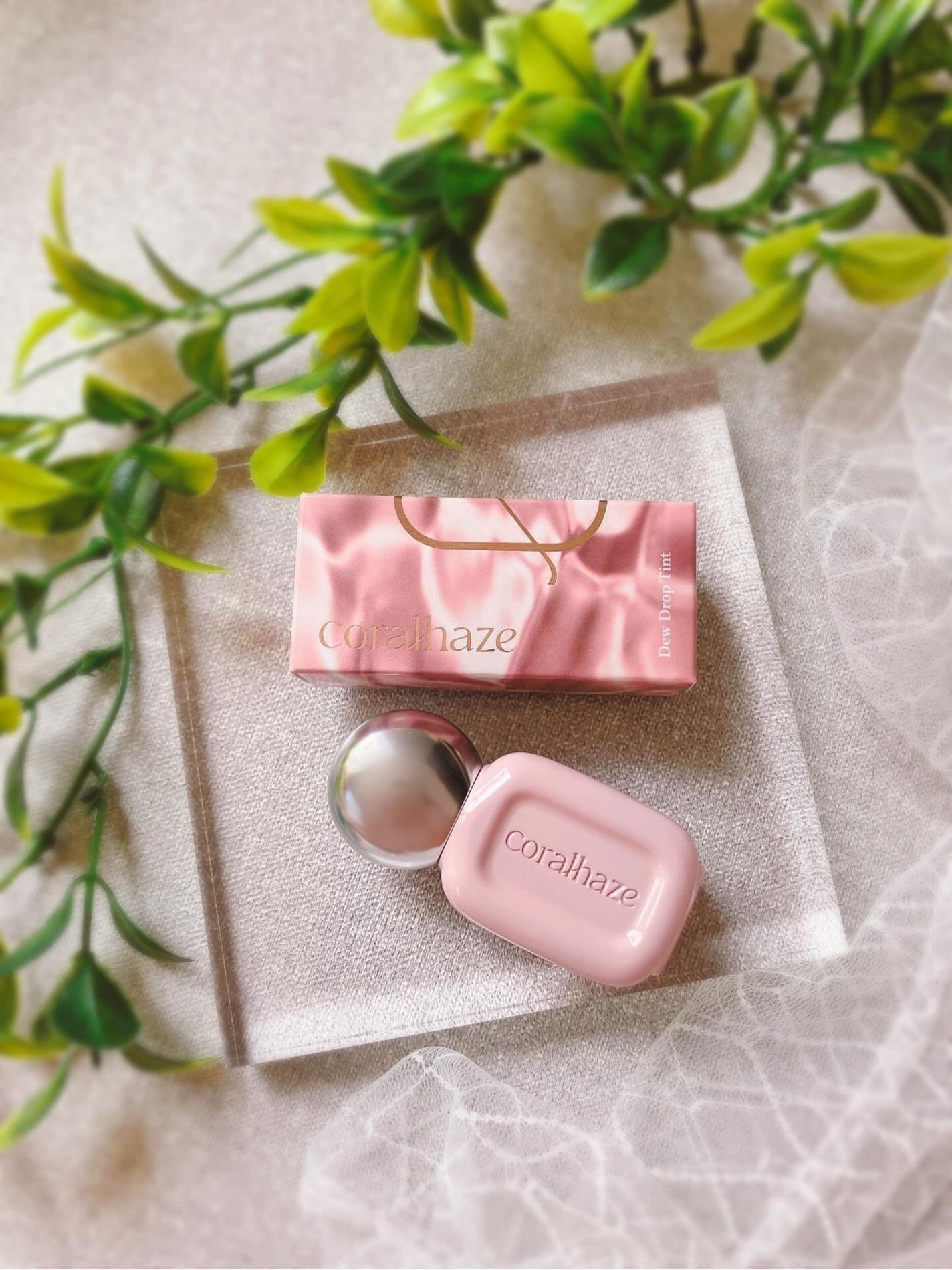 デュー ドロップ ティント/Coralhaze/リップティントを使ったクチコミ(1枚目)