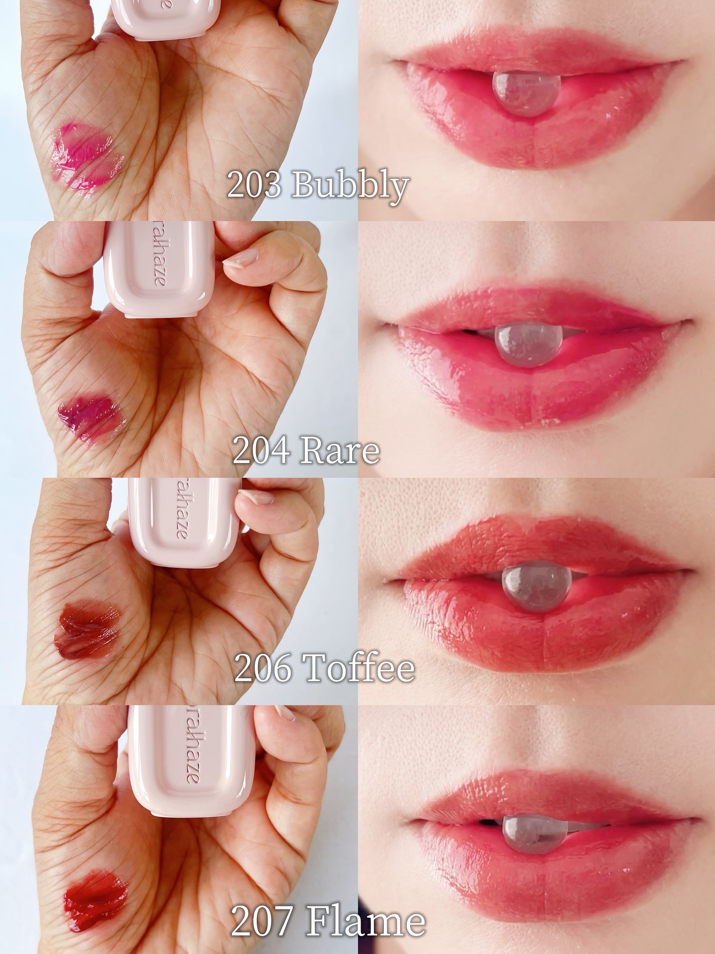 デュー ドロップ ティント/Coralhaze/リップティントを使ったクチコミ（2枚目）