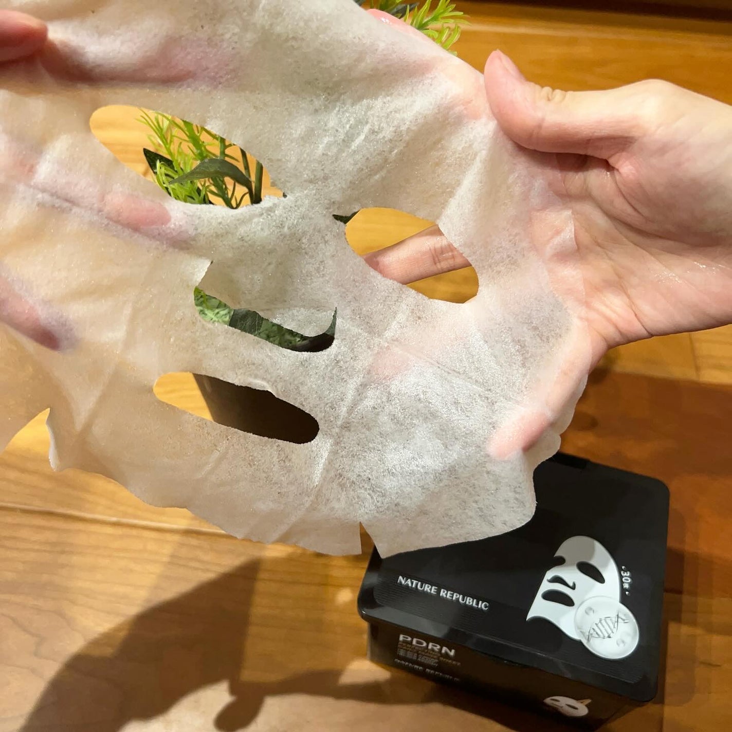 ブラックPDRN デイリーシートマスク/ネイチャーリパブリック/シートマスク・パックを使ったクチコミ(3枚目)