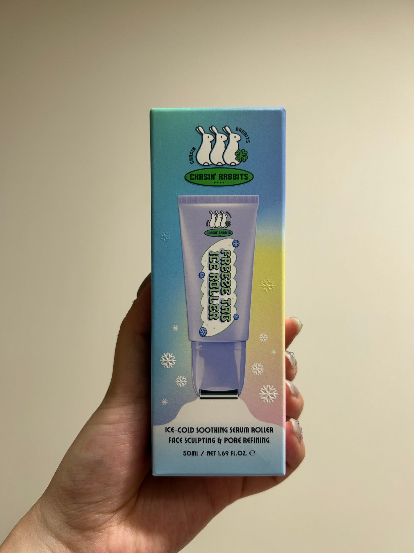 フリーズタグアイスローラー/CHASIN'RABBITS/美容液を使ったクチコミ(4枚目)