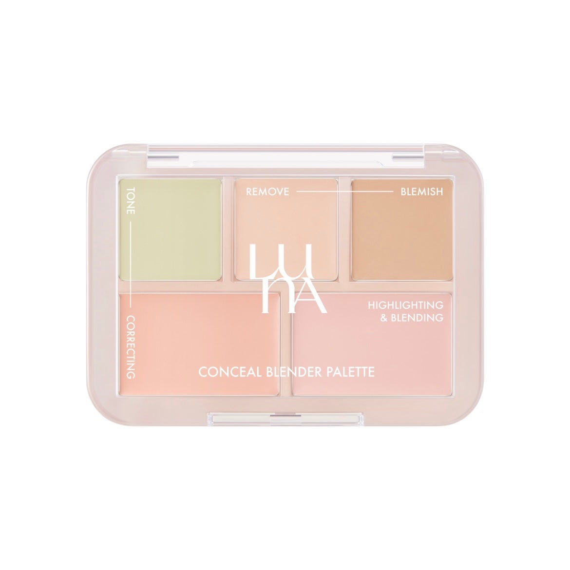 コンシールブレンダーパレット/LUNA/パレットコンシーラーを使ったクチコミ(1枚目)