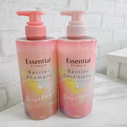 エッセンシャルプレミアム バリアシャンプー・コンディショナー シルキー&スムース/エッセンシャル/市販シャンプーを使ったクチコミ(1枚目)