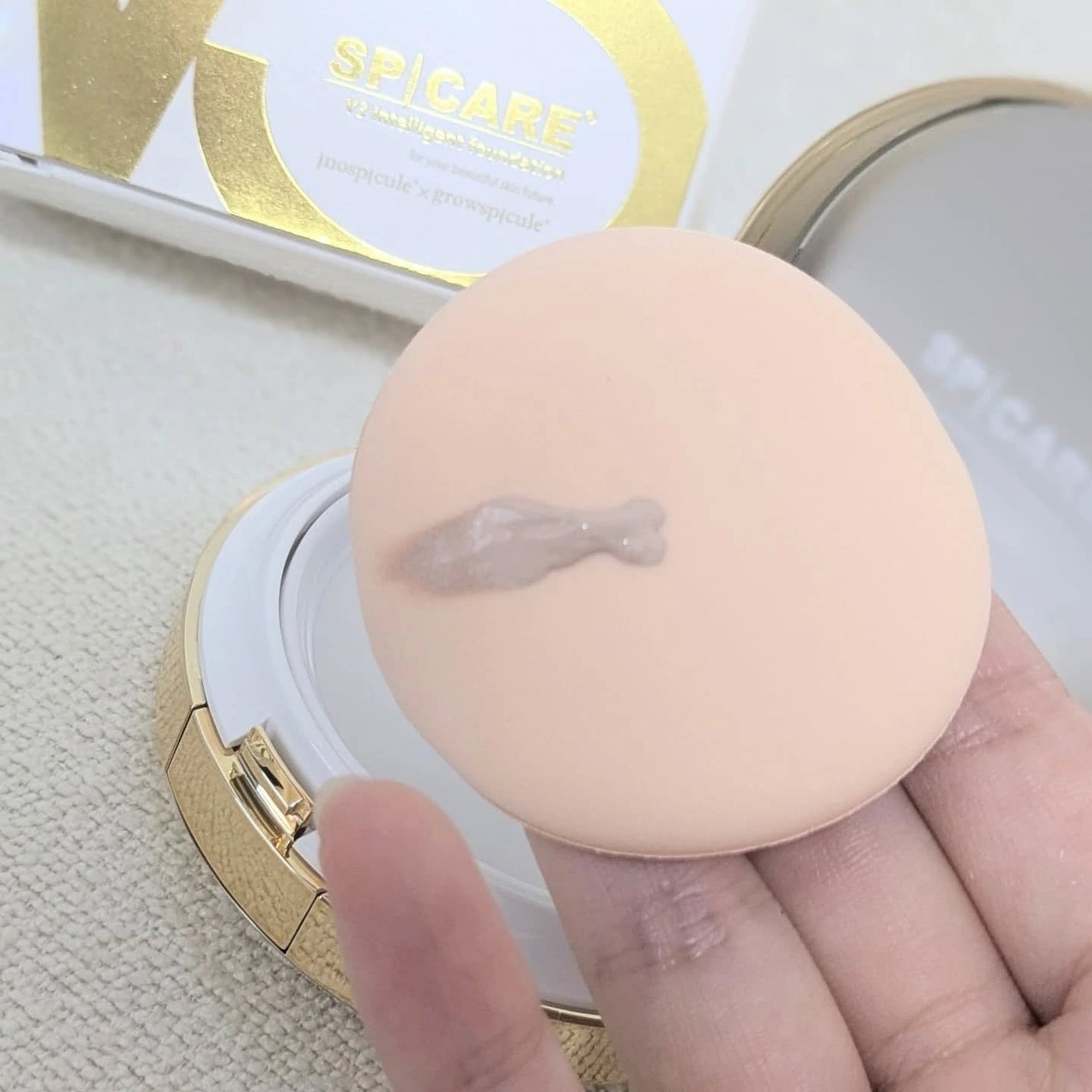 SPICARE V3 インテリジェント ファンデーション/SPICARE/クッションファンデーションを使ったクチコミ(5枚目)