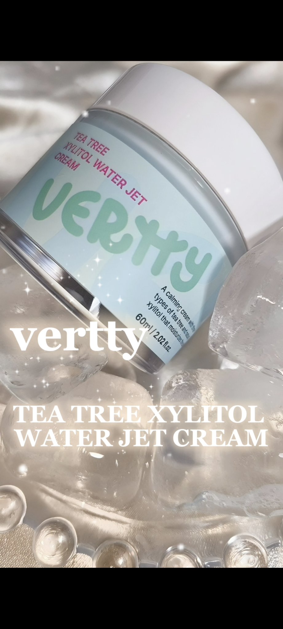 ティーツリーキシリトールウォータージェットクリーム/Vertty/フェイスクリームを使ったクチコミ（1枚目）