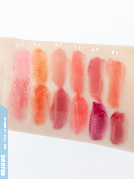 リップアンドチークデュアルポット/titto/口紅を使ったクチコミ(4枚目)