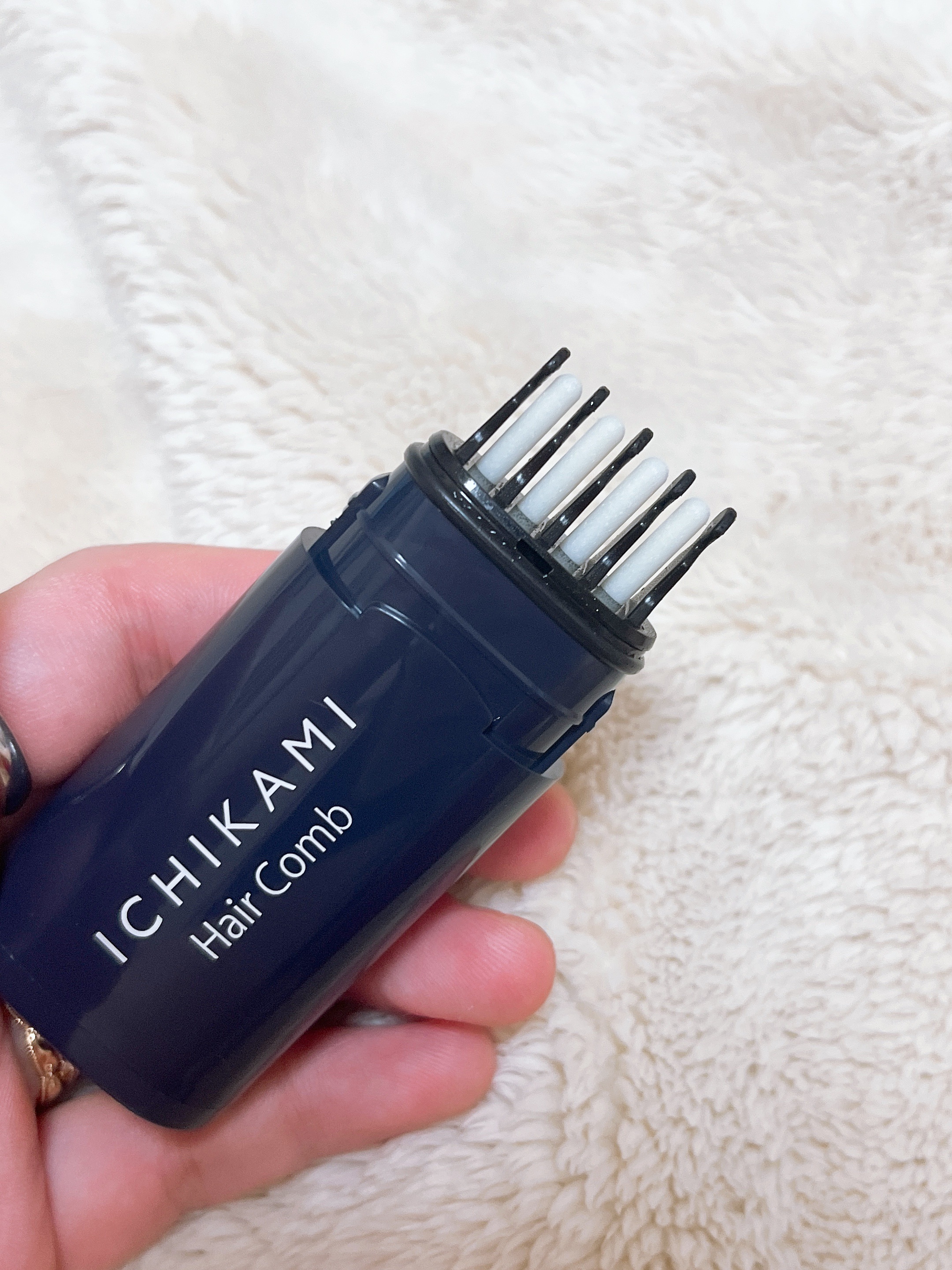 流し前髪キープコーム/いち髪/ヘアジェルを使ったクチコミ（2枚目）