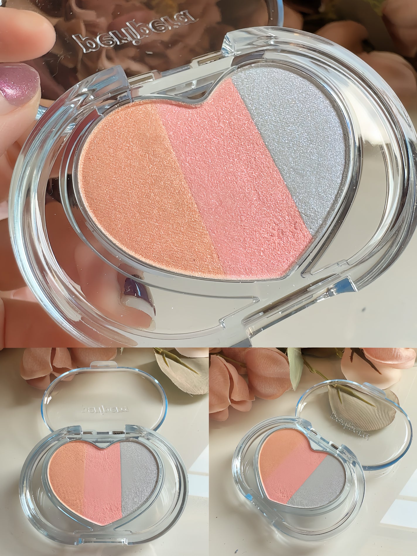 ハート ポケット ビーム/PERIPERA/ハイライトを使ったクチコミ(5枚目)