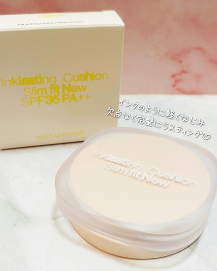 インクラスティングクッションファンデーション/THE FACE SHOP/クッションファンデーションを使ったクチコミ(1枚目)