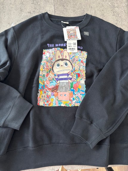 ぷぅぴぃ《紫コス部💜💗》 on LIPS 「UNIQLO✖️LABUBUロングTシャツ🩷1990円🩷早く肌..」(2枚目)