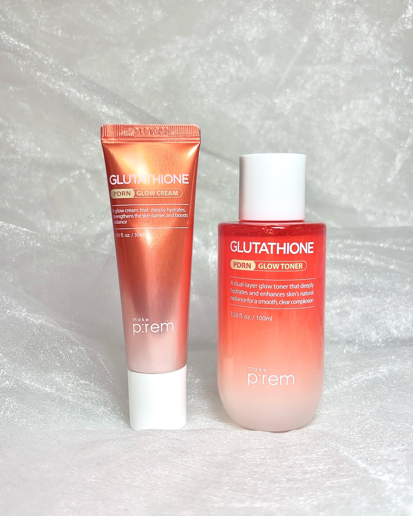 グルタチオンPDRNグロークリーム/make prem/フェイスクリームを使ったクチコミ（1枚目）