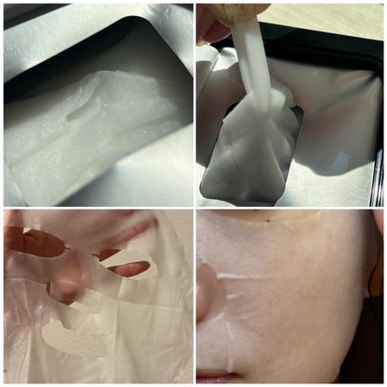 ブラックPDRN デイリーシートマスク/ネイチャーリパブリック/シートマスク・パックを使ったクチコミ(4枚目)