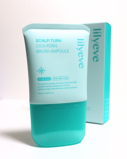 レフれな on LIPS 「🌿🧴\頭皮すっきりケアに/リリーイブスカルプターンヘアアンプル..」(1枚目)