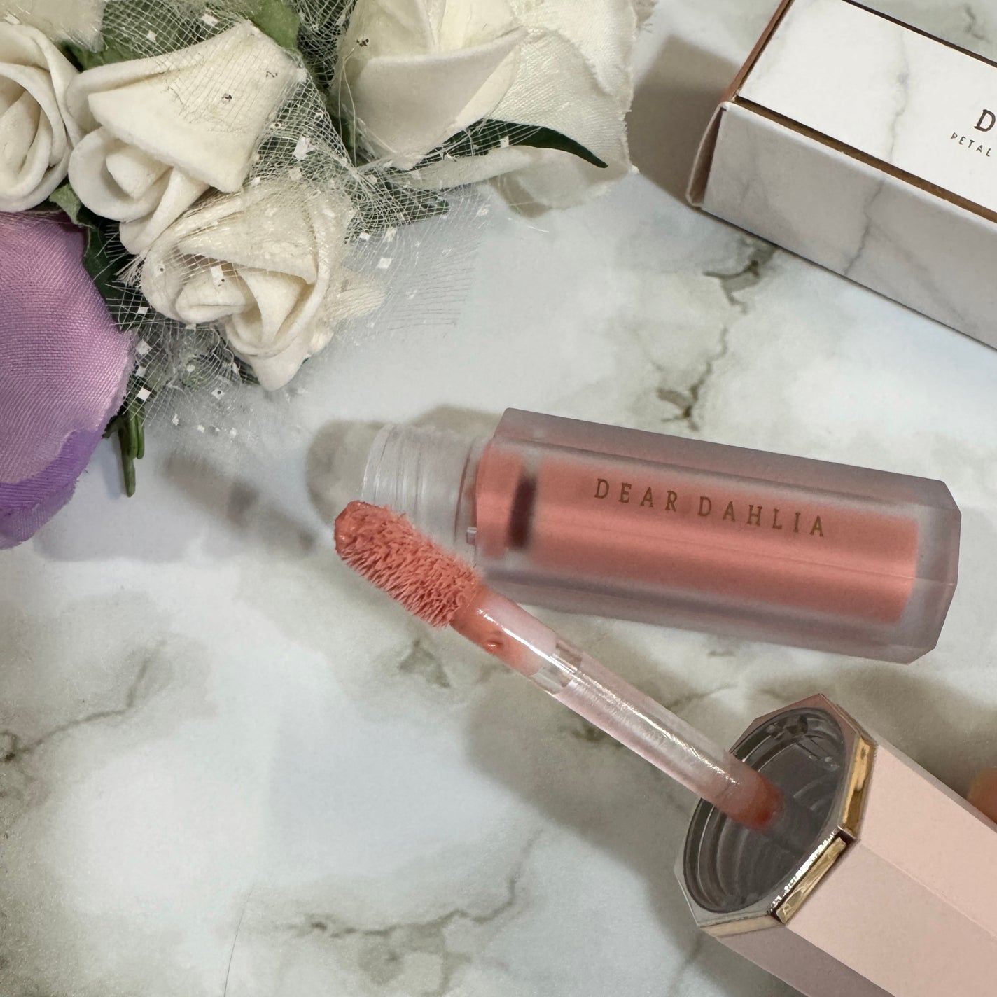 ペタルドロップリキッドブラッシャー/DEAR DAHLIA/リキッドチークを使ったクチコミ(2枚目)