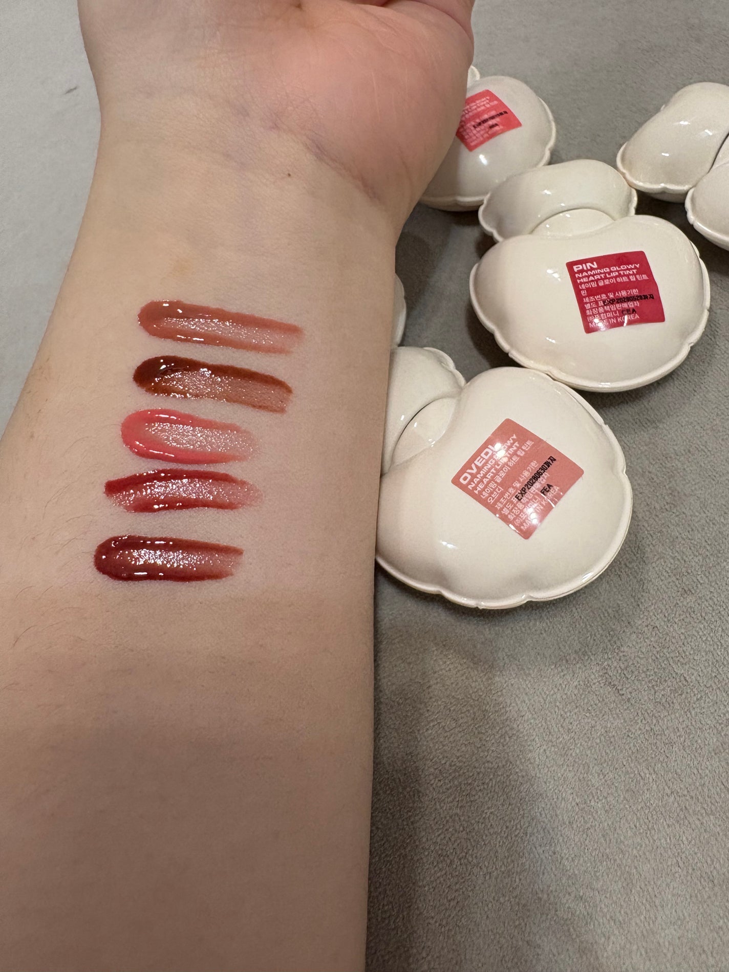 ネーミング グロウ ハートリップティント/NAMING./リップティントを使ったクチコミ(3枚目)