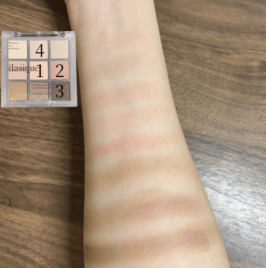シャドウパレット/dasique/アイシャドウパレットを使ったクチコミ(2枚目)