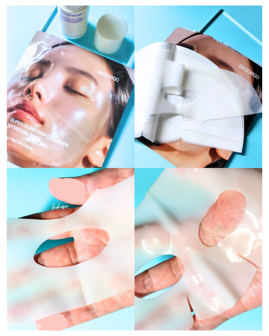 SUPER GLOW DEEP COLLAGEN BUBBLE SERUM/SKINEGO/美容液を使ったクチコミ（3枚目）