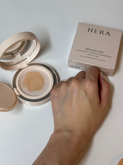 リフレクション スキン グロウ クッション ファンデーション/HERA/クッションファンデーションを使ったクチコミ(4枚目)