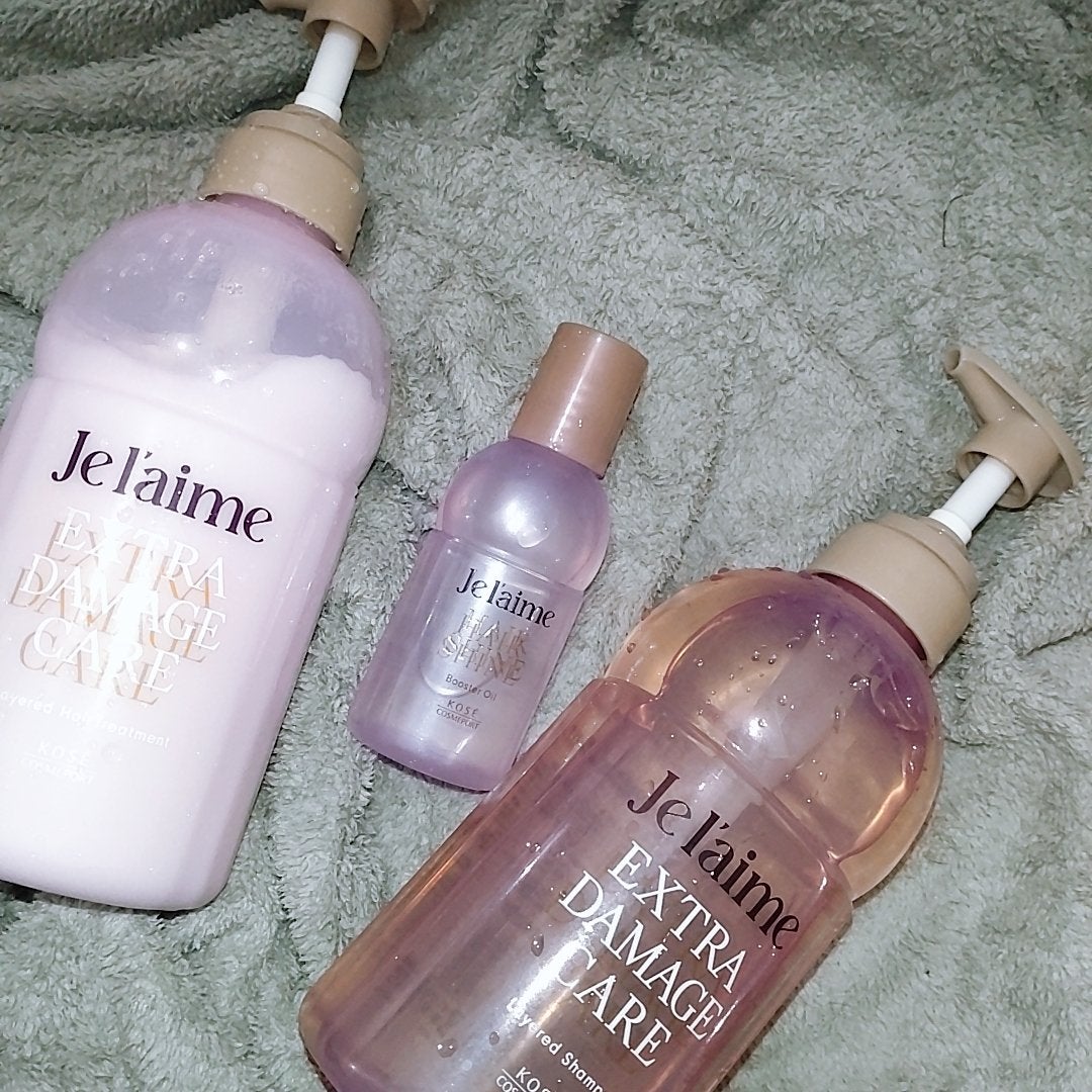 ジュレーム レイヤード シャンプー/ヘアトリートメント (エクストラダメージケア)/Je l'aime/市販シャンプーを使ったクチコミ(1枚目)