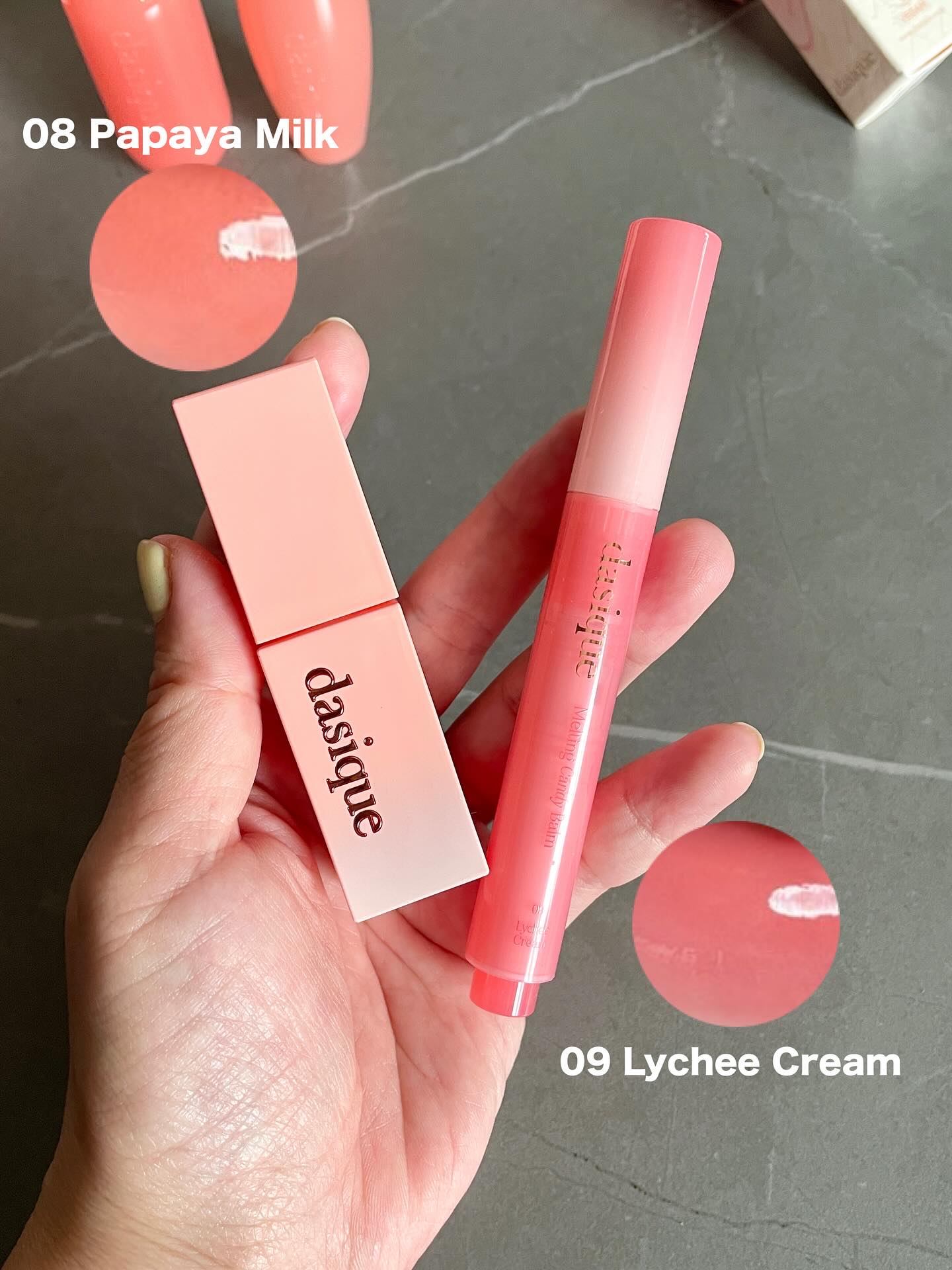 ジューシーデュイティント/dasique/リップティントを使ったクチコミ（3枚目）