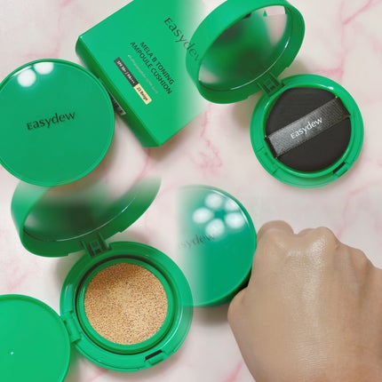 イージーデュー メラB トーニングアンプルクッション/Easydew/クッションファンデーションを使ったクチコミ(2枚目)