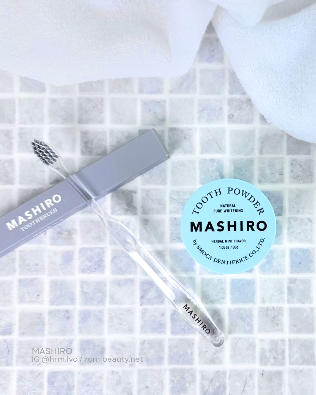 MASHIRO 薬用ホワイトニングパウダー ハーブミント/MASHIRO/歯磨き粉を使ったクチコミ（2枚目）