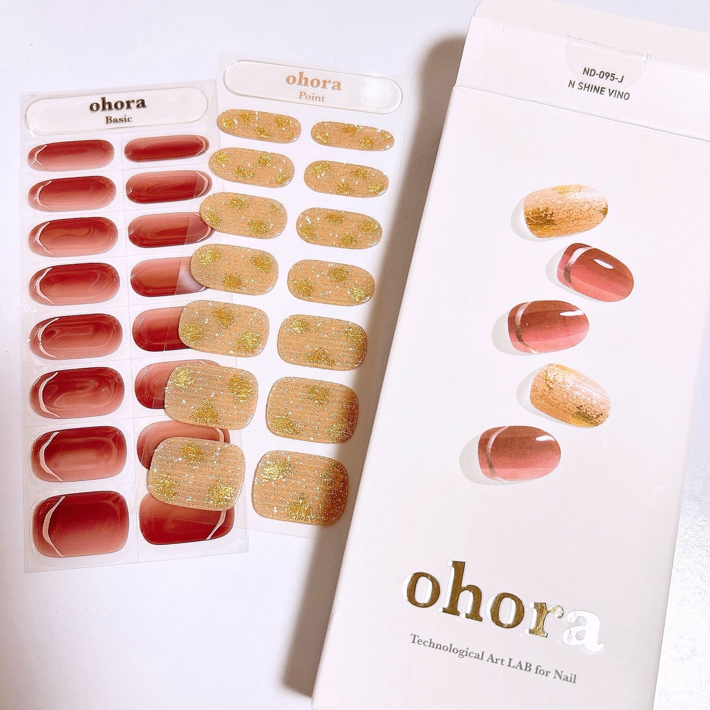 セミキュアジェルネイル（ハンド）/ohora/ネイルシールを使ったクチコミ（2枚目）