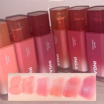 ベルベットシューティント/INGA/リップティントを使ったクチコミ(4枚目)