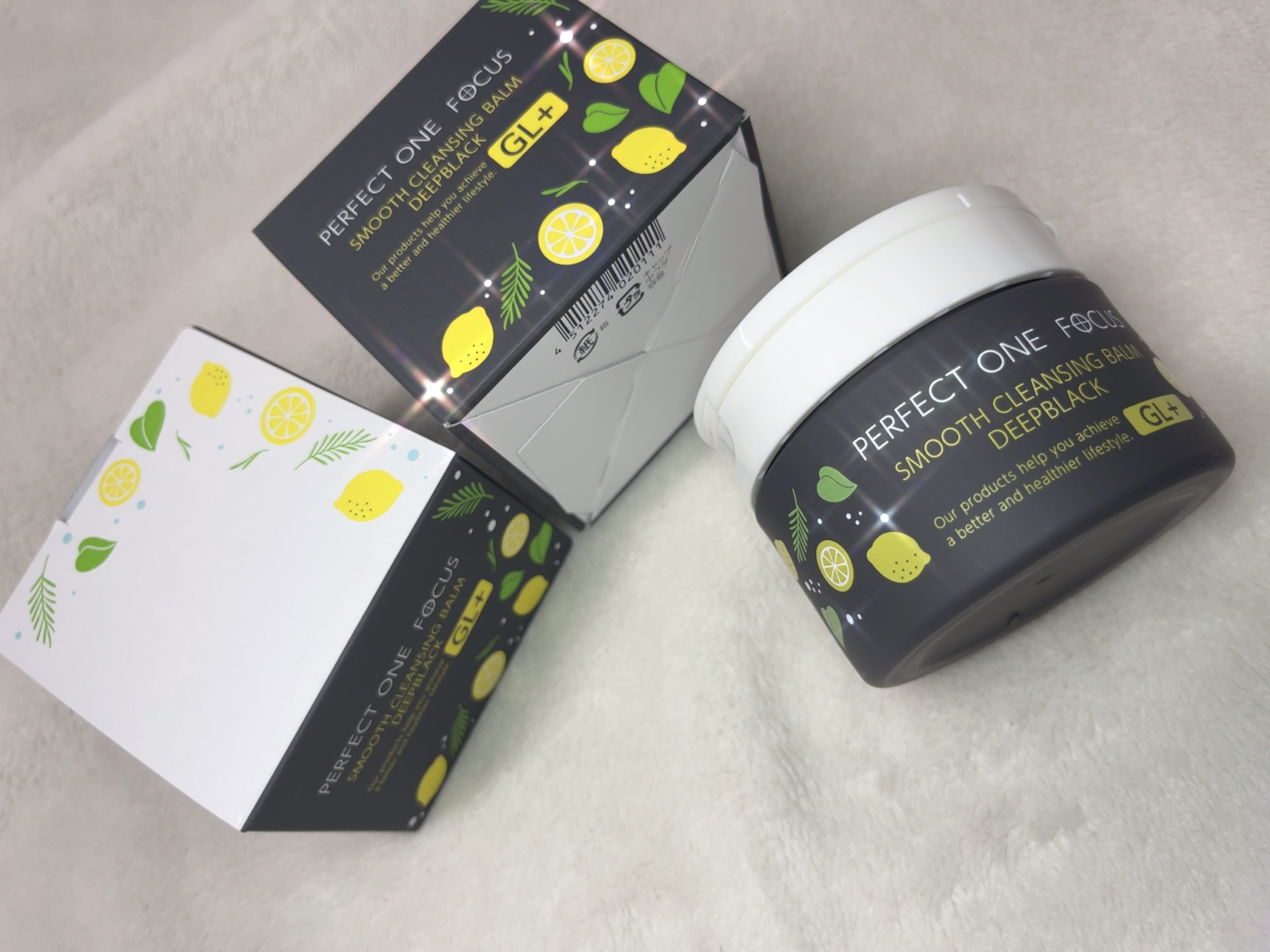 スムースクレンジングバーム ディープブラック GL+/PERFECT ONE  FOCUS/クレンジングバームを使ったクチコミ（1枚目）