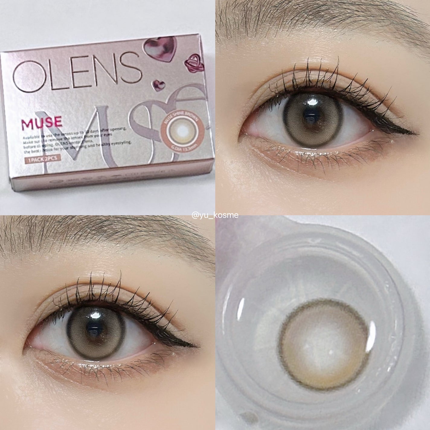 MUSE 1month/OLENS/1ヶ月(1MONTH)カラコンを使ったクチコミ(5枚目)