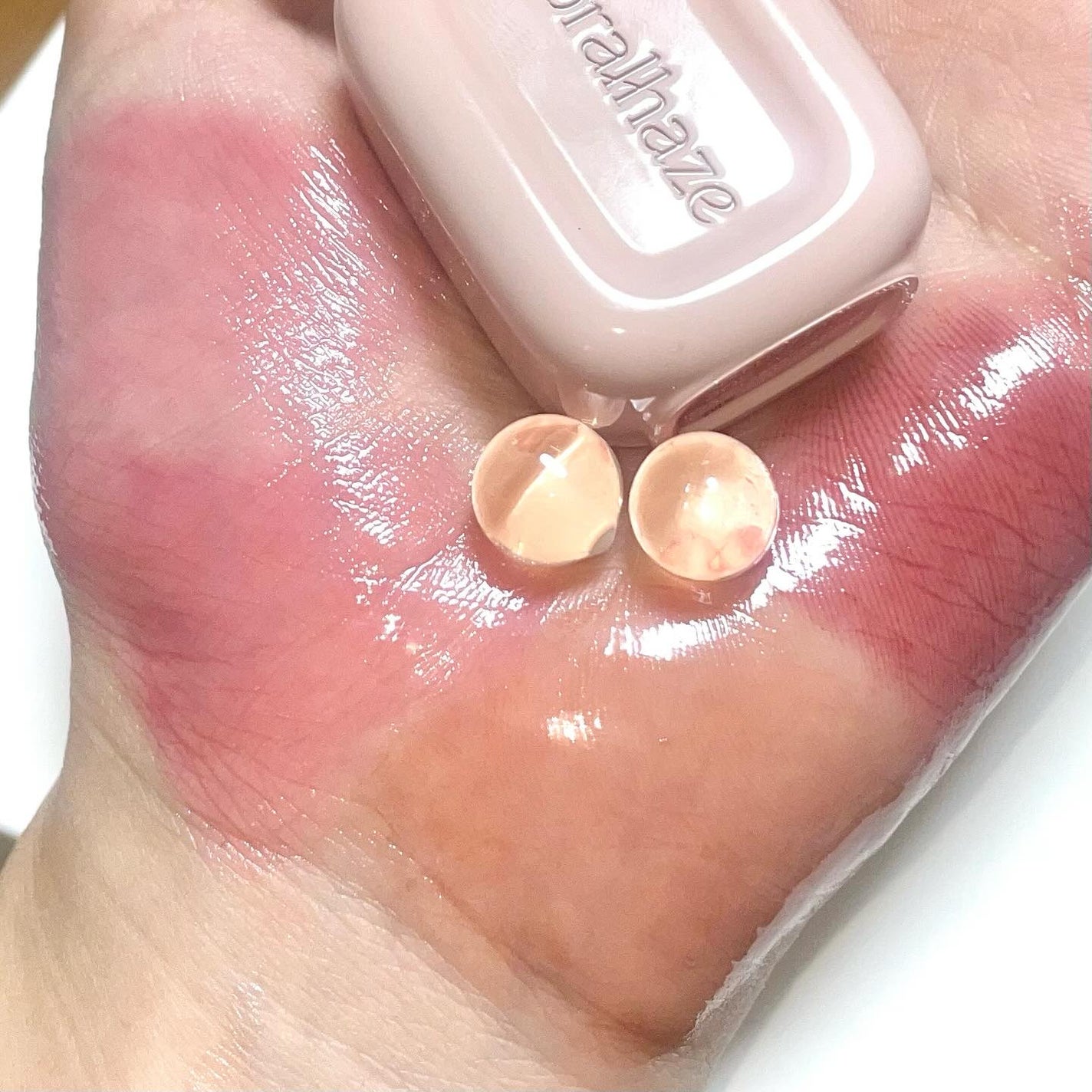 デュー ドロップ ティント/Coralhaze/リップティントを使ったクチコミ(3枚目)