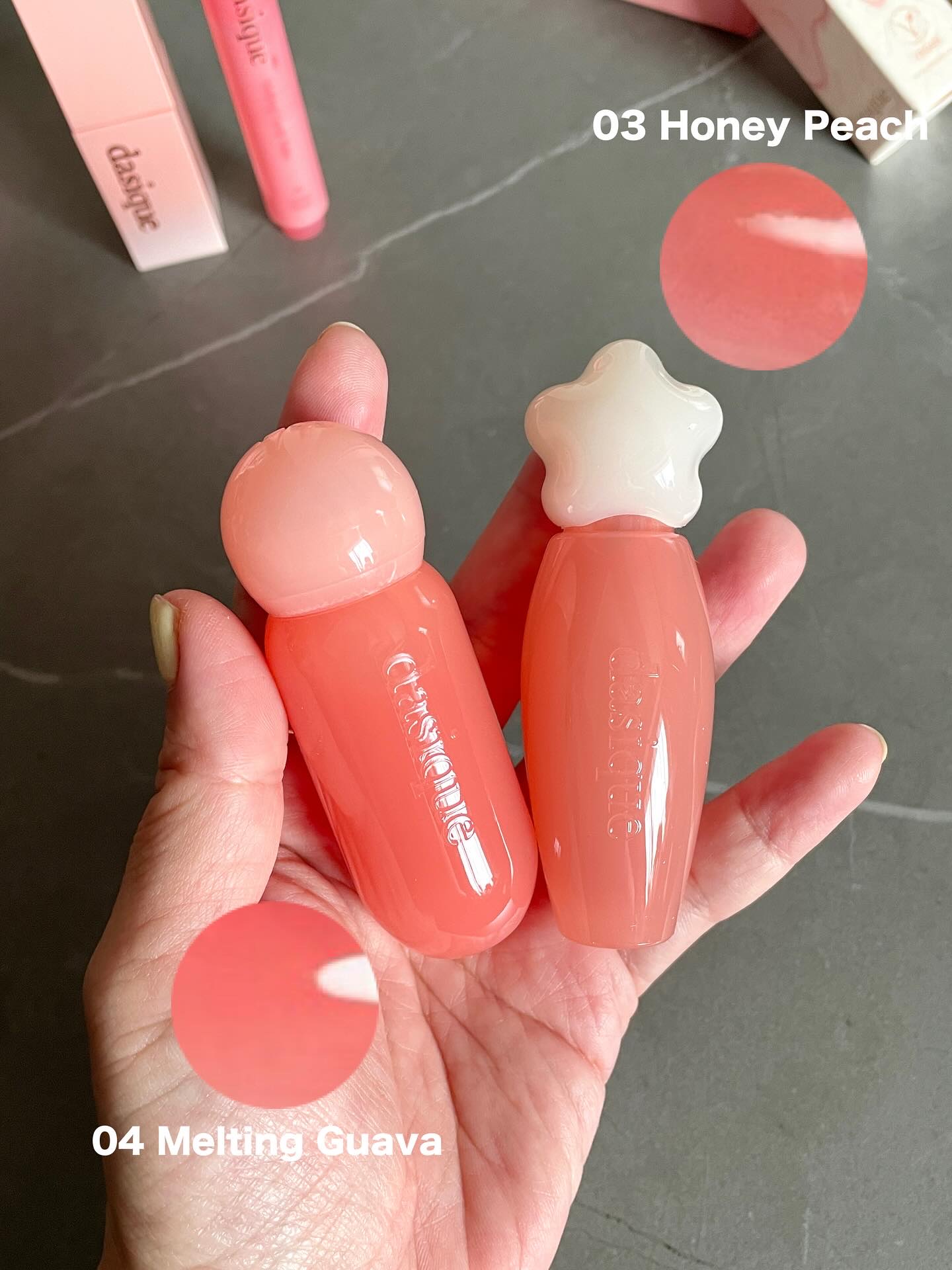 ジューシーデュイティント/dasique/リップティントを使ったクチコミ（2枚目）