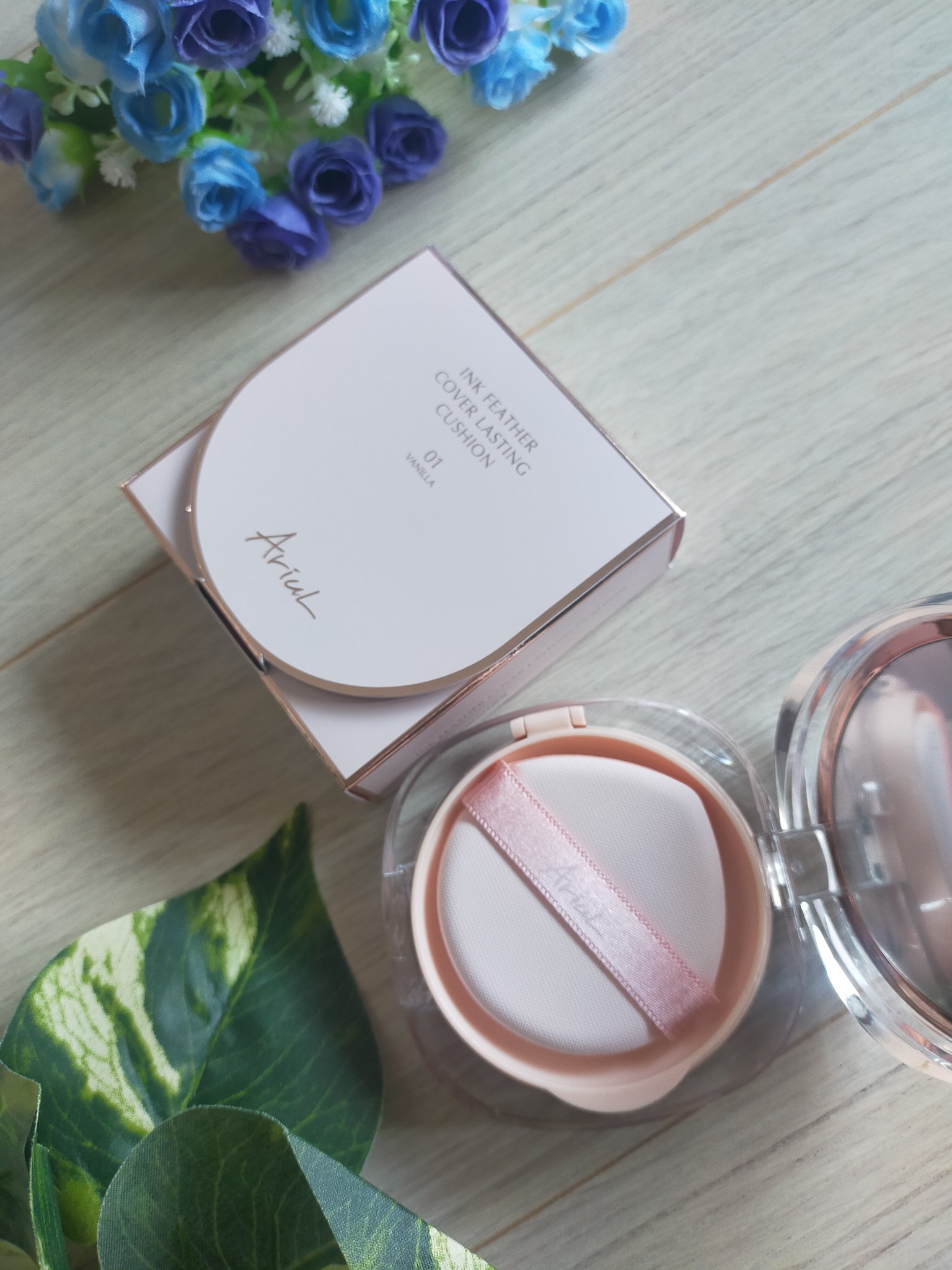 アリウル インクフェザーカバーラスティングクッション/Ariul/クッションファンデーションを使ったクチコミ（1枚目）