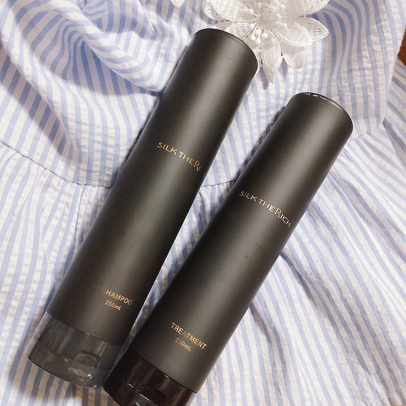 SILK THE RICH スカルプ&リペア シャンプー・トリートメント/SILK THE RICH/市販シャンプーを使ったクチコミ(1枚目)