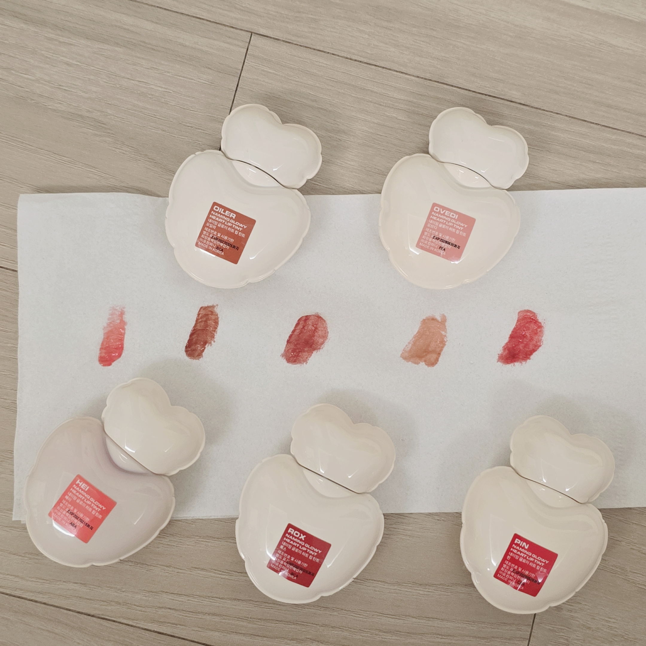 ネーミング グロウ ハートリップティント 07（数量限定）/NAMING./リップティントを使ったクチコミ（2枚目）