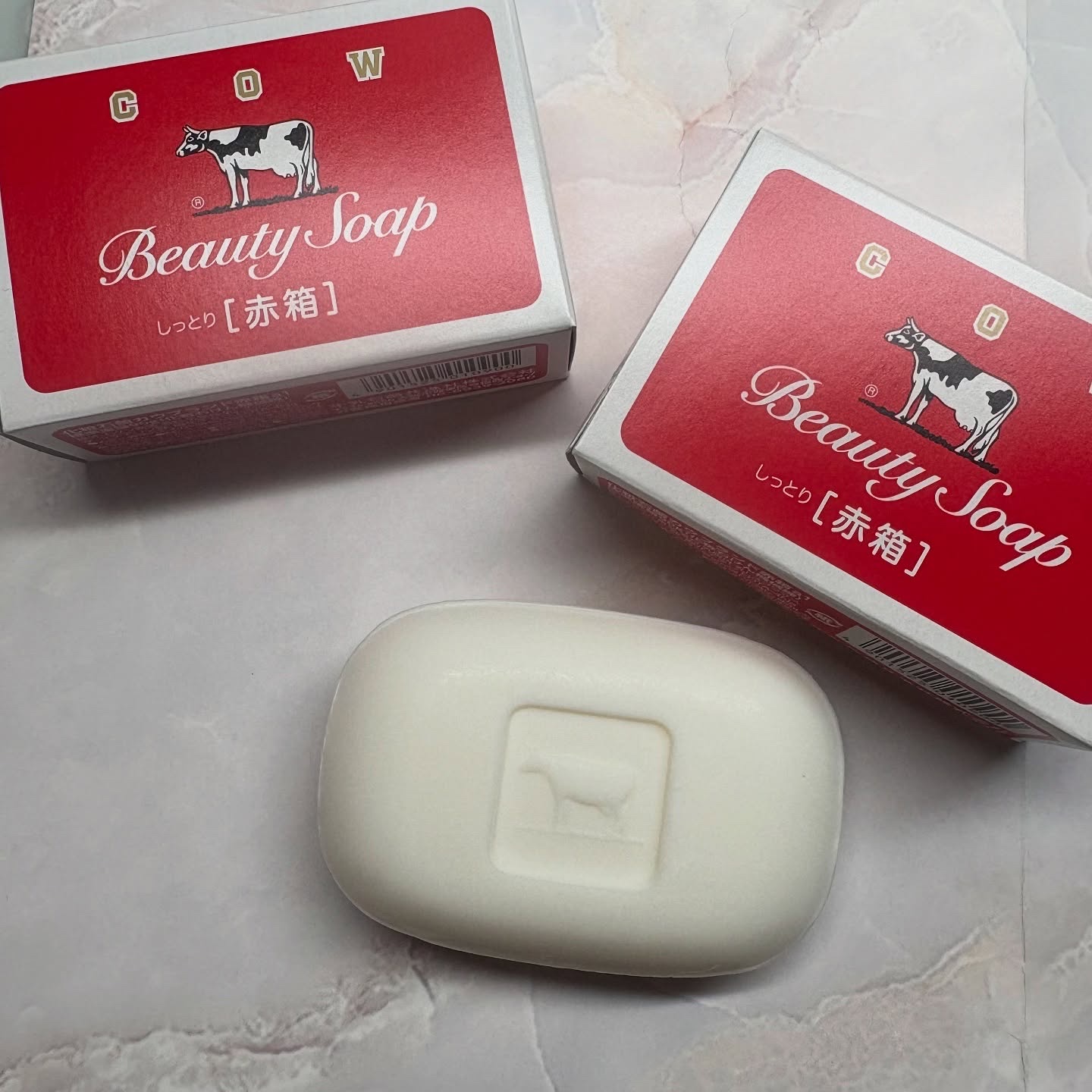 赤箱 (しっとり)/カウブランド/洗顔石鹸を使ったクチコミ（2枚目）