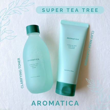 スーパーティーツリークレイマスククレンザー/AROMATICA/洗顔フォームを使ったクチコミ(1枚目)