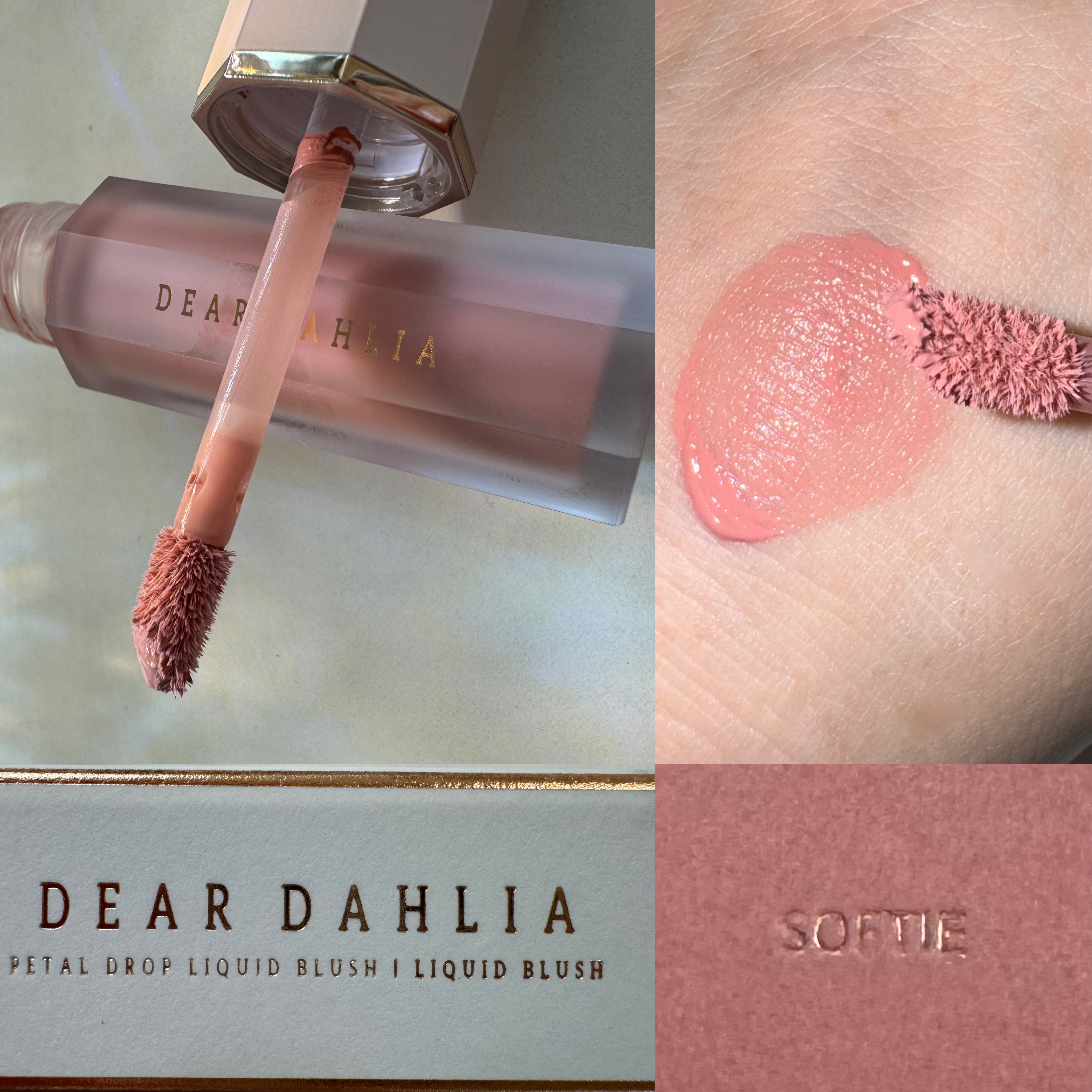 ペタルドロップリキッドブラッシャー/DEAR DAHLIA/リキッドチークを使ったクチコミ（2枚目）