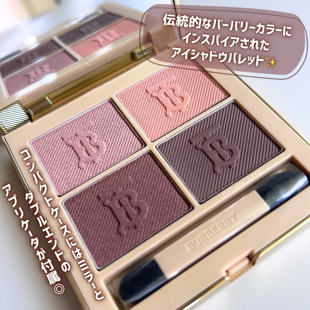 BURBERRY beauty アイシャドウ バーバリー アイ クアッド|Burberry Beautyの口コミ - \大人
