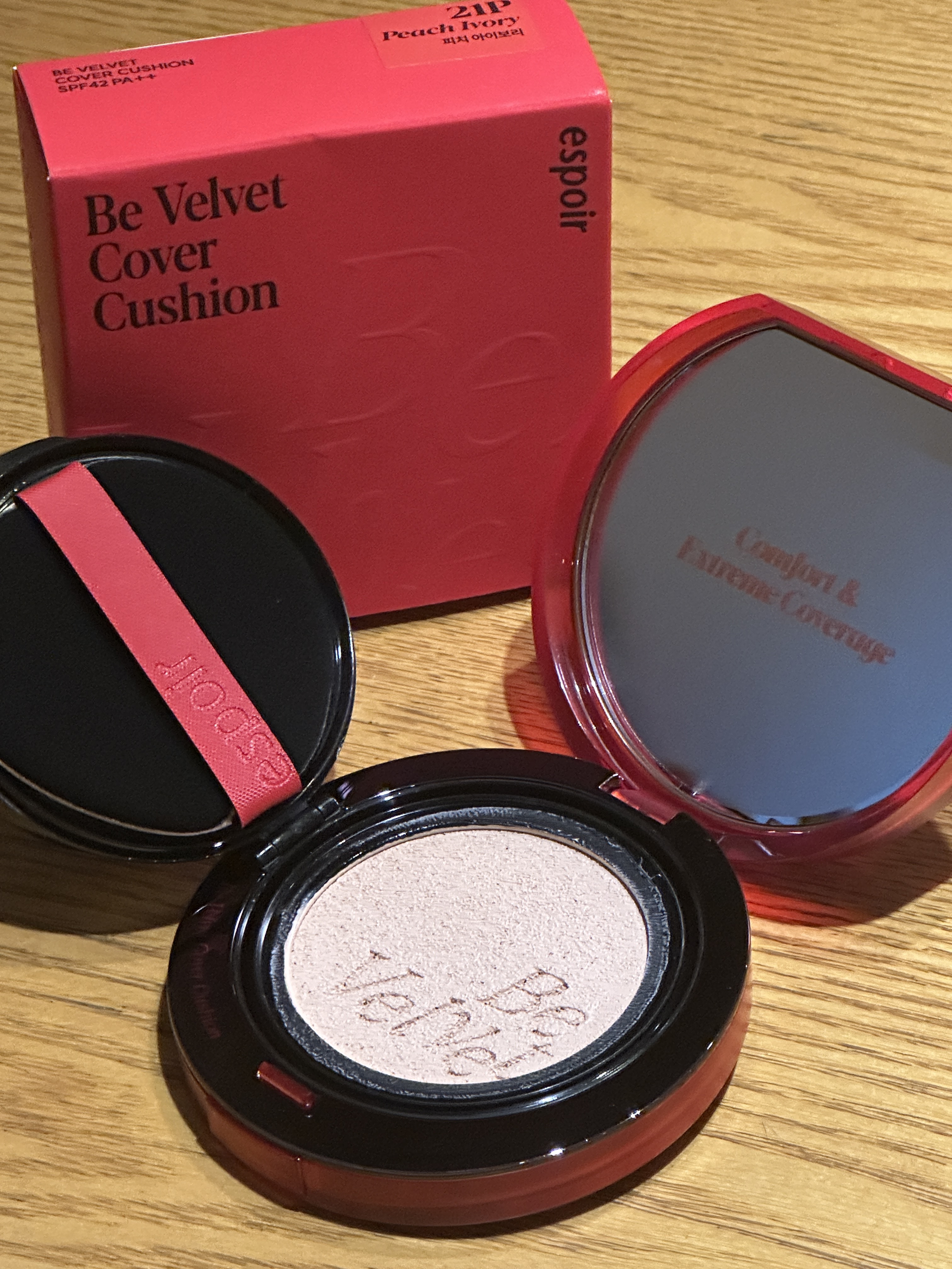 ビーベルベットカバークッション/espoir/クッションファンデーションを使ったクチコミ（2枚目）