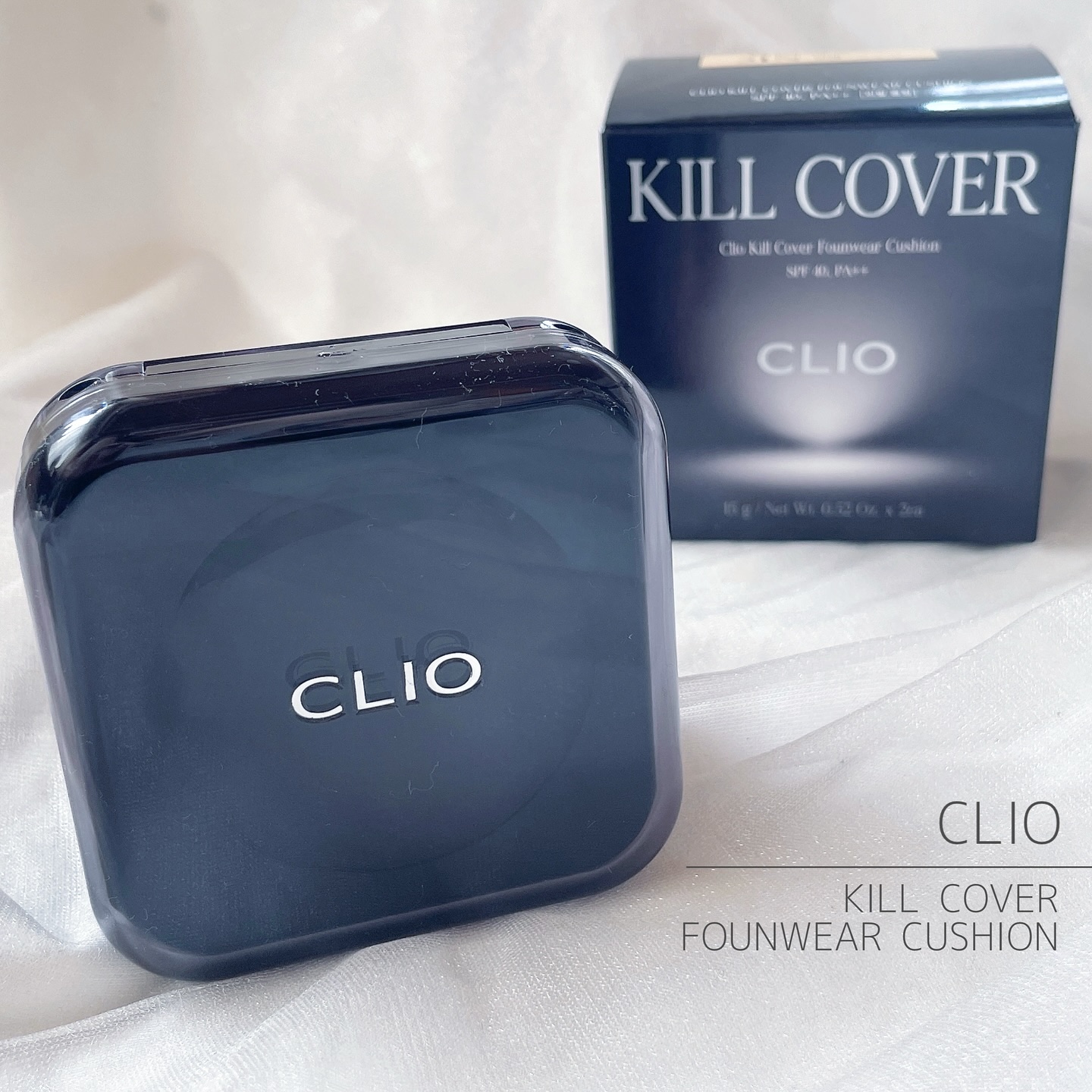 キル カバー ファンウェア クッション ザ オリジナル/CLIO/クッションファンデーションを使ったクチコミ（1枚目）