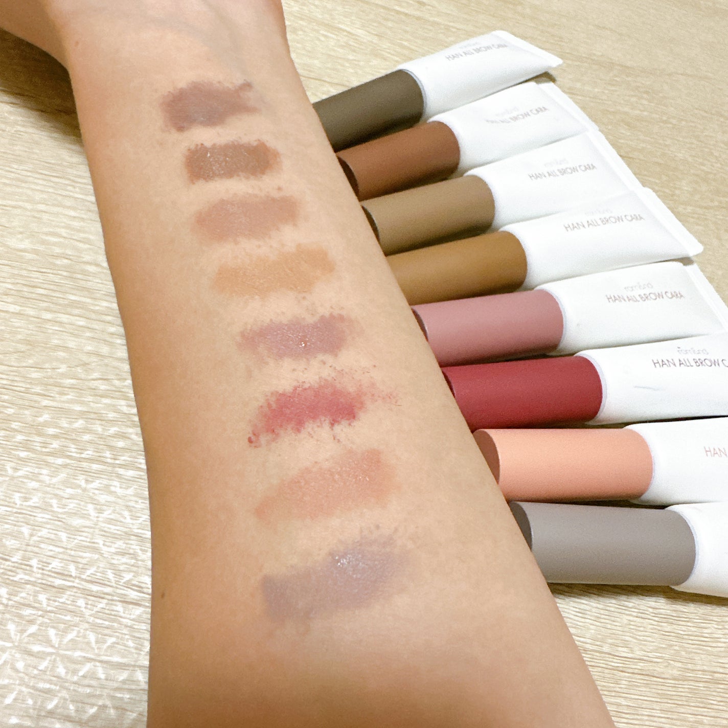 ハンオールブロウカラ/rom&nd/眉マスカラを使ったクチコミ(3枚目)