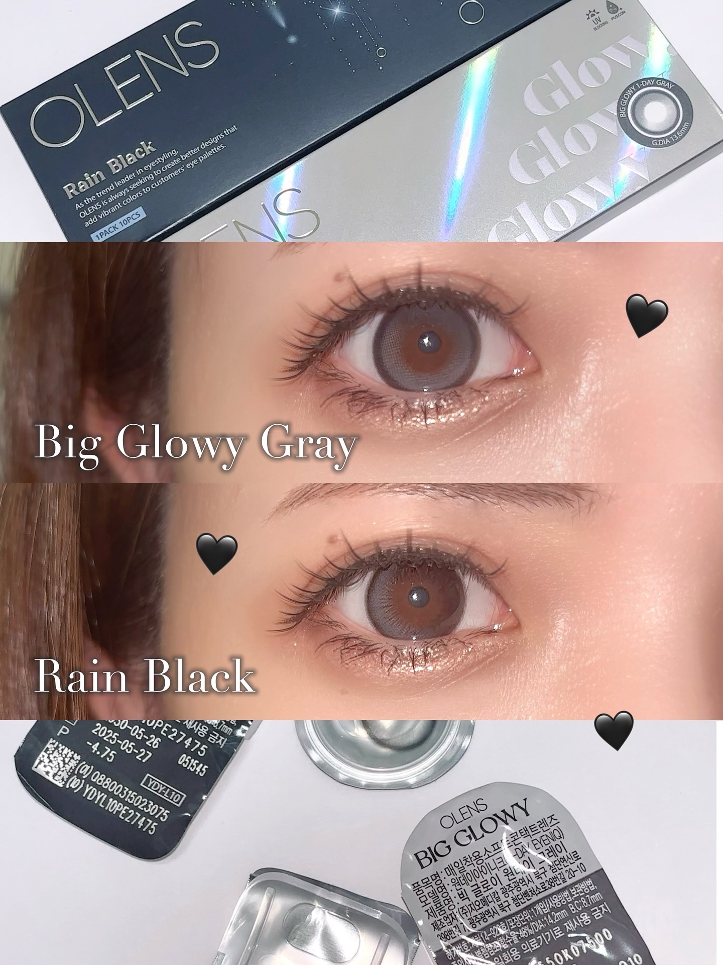 Rain 1day/OLENS/ワンデー（１DAY）カラコンを使ったクチコミ（1枚目）